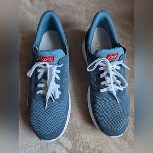 KIZIK Athens slip-on sneakers in a blue colorway Men's Size 13